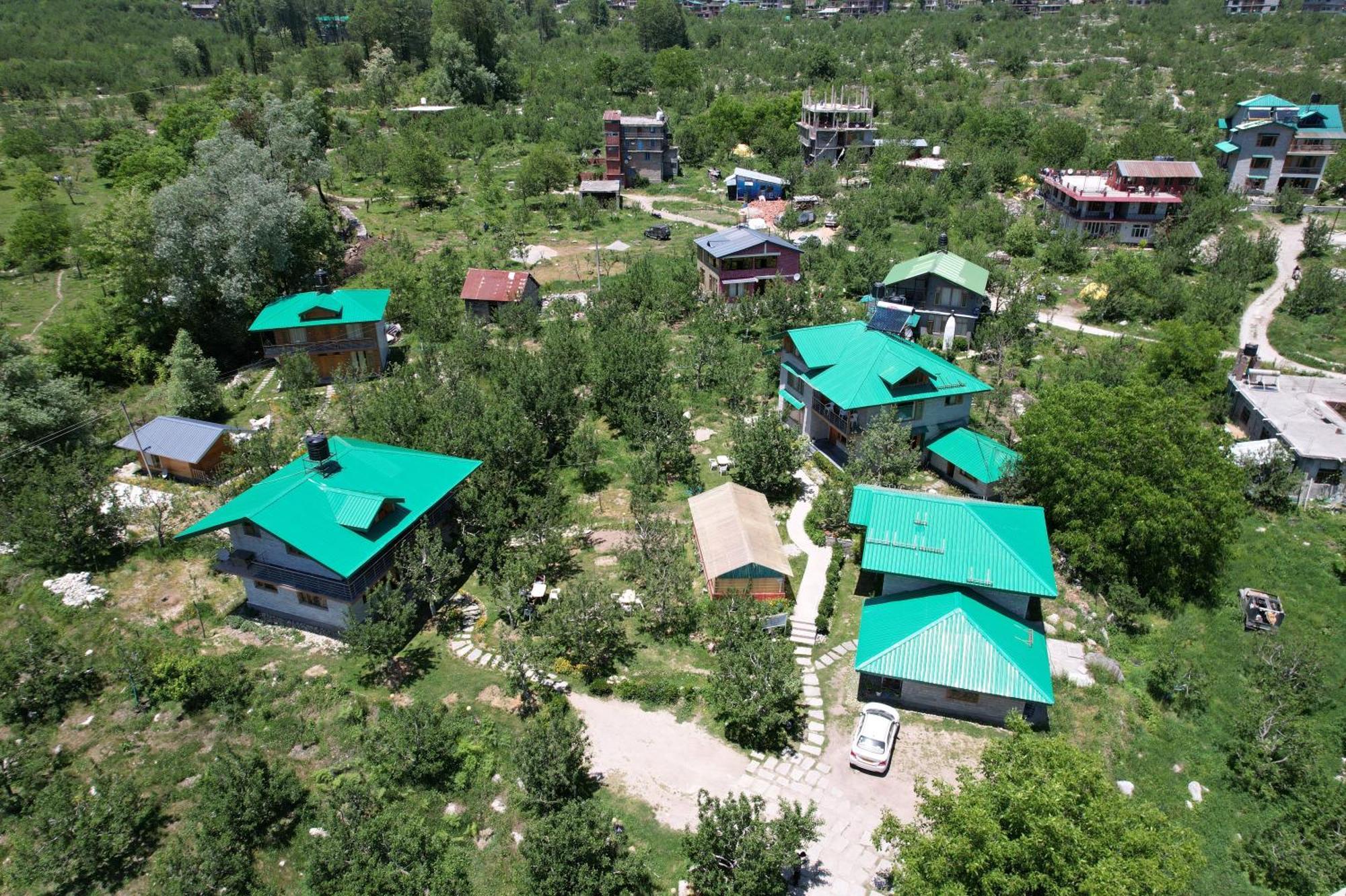 Cascade Mountain Retreat Manali Bed and Breakfast Eksteriør billede